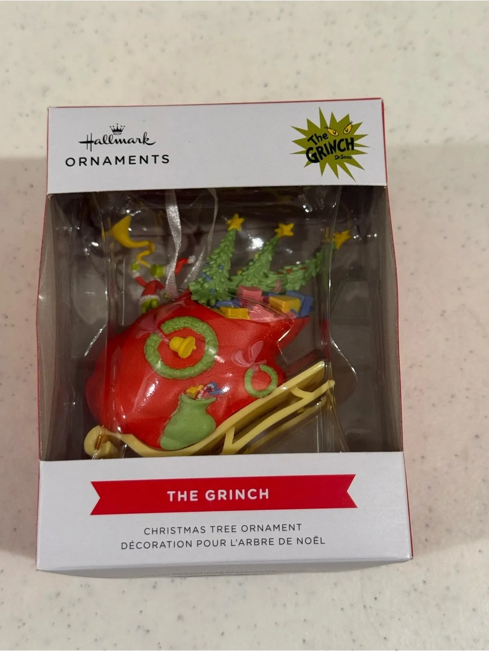 Hallmark grinch ornament